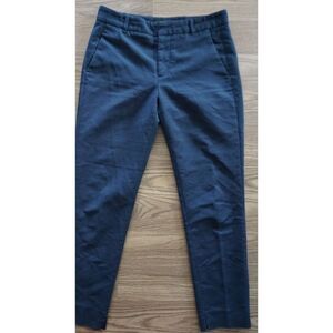 Zara Woman Navy Blue Tapered Pants, Size S